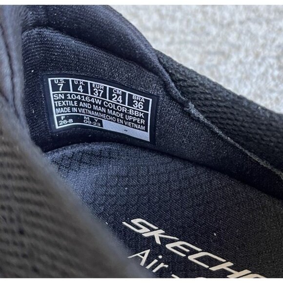 New! Skechers Arch Fit Refine Don't Go Women's 7 Sneaker 104164W Wide Black - Picture 9 of 13